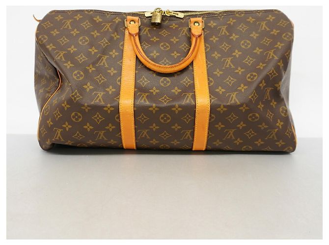 Louis Vuitton Boston Monogram Keepall 50 Bag - view 12