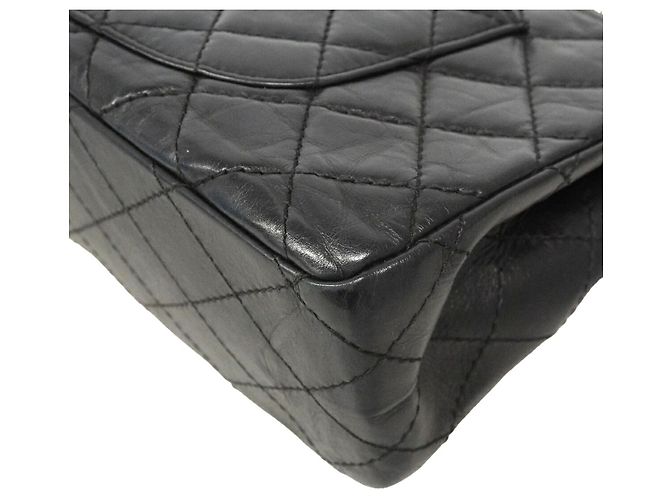 Bolso de hombro Chanel de piel negra - vista 10