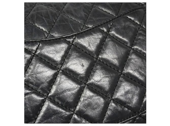 Bolso de hombro Chanel de piel negra - vista 11