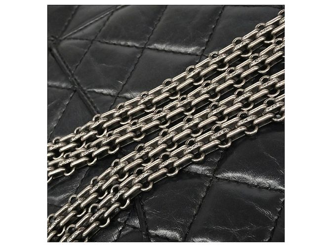 Bolso de hombro Chanel de piel negra - vista 13