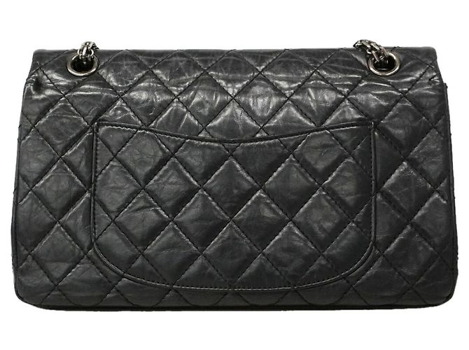 Bolso de hombro Chanel de piel negra - vista 14