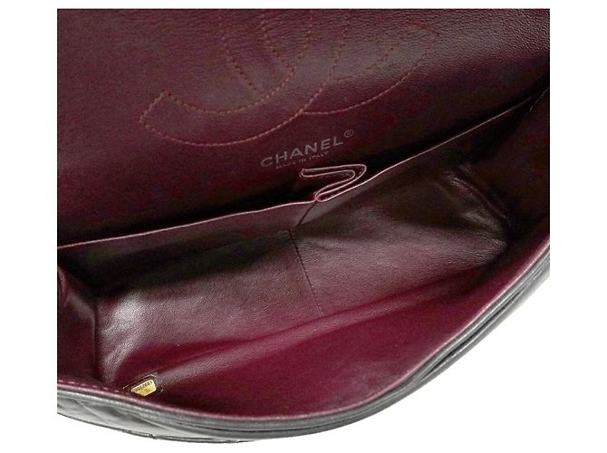 Bolso de hombro Chanel de piel negra - vista 4
