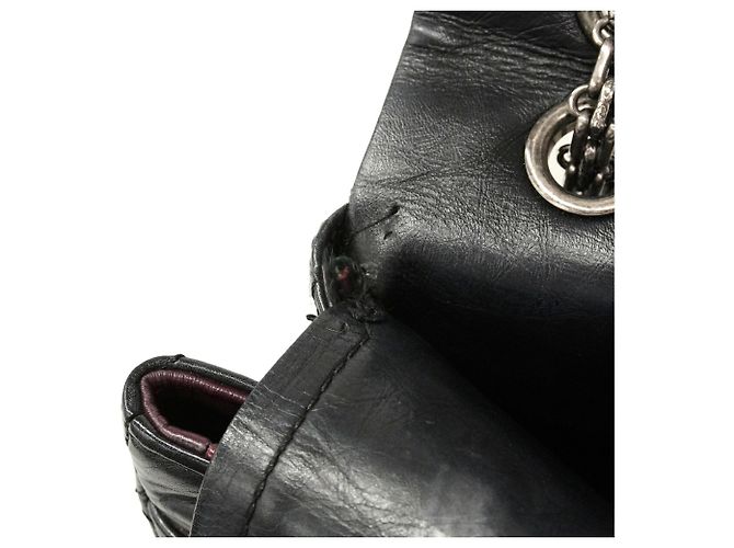Bolso de hombro Chanel de piel negra - vista 7