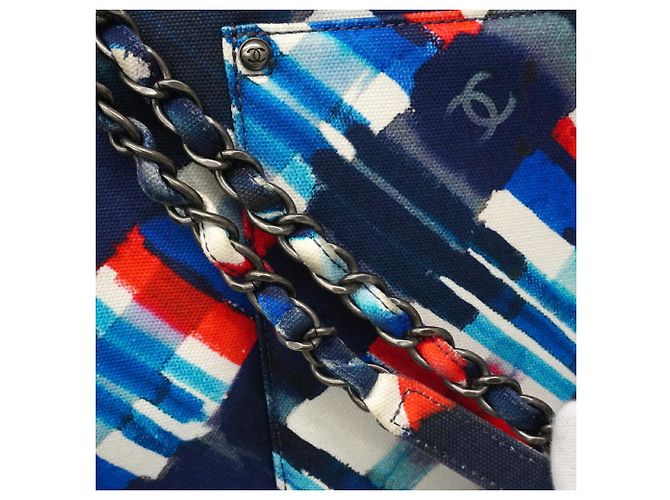 Chanel Schultertasche Blau - Ansicht 8
