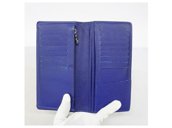 Louis Vuitton Taigarama Portefeuille Brazza Long Wallet - vista 3