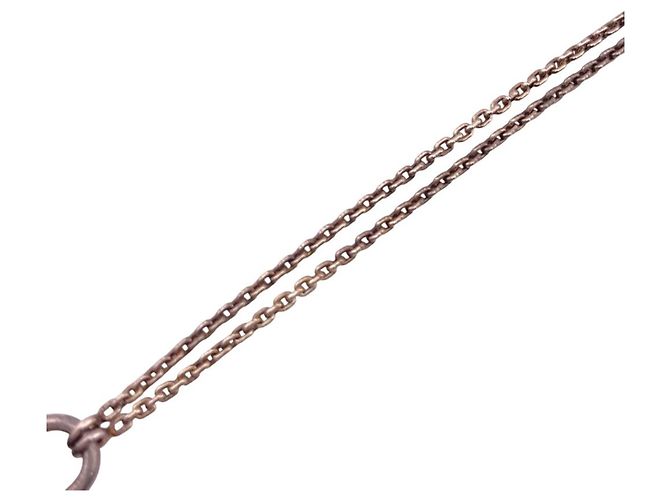 Colar com pingente Louis Vuitton Silver Lockit Learn - vista 4