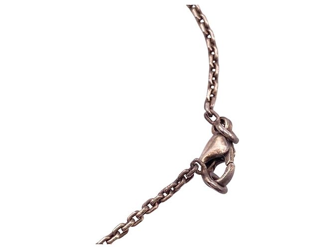 Colar com pingente Louis Vuitton Silver Lockit Learn - vista 6