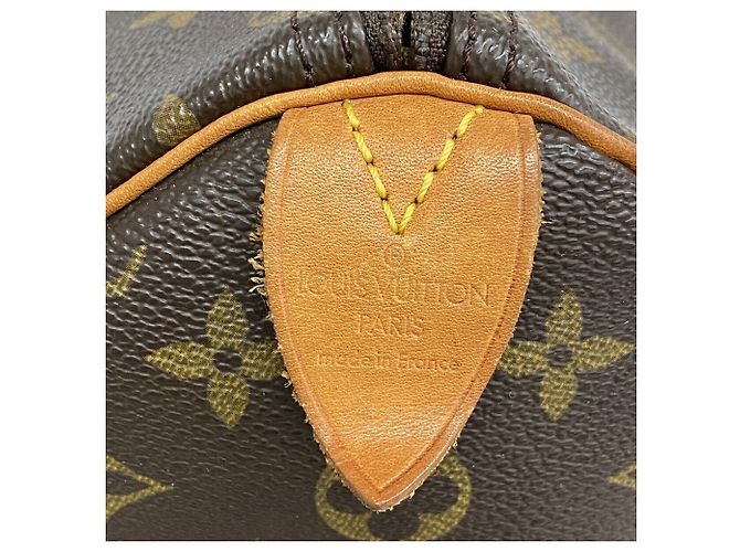 Sac à main Louis Vuitton Monogram Speedy 35 - vue 5
