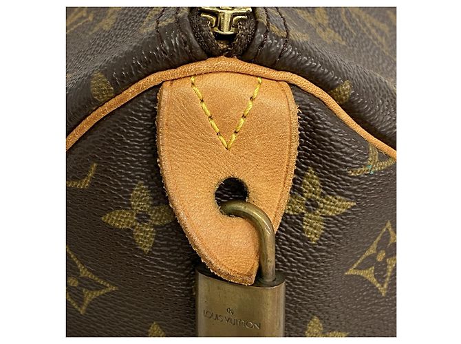 Sac à main Louis Vuitton Monogram Speedy 35 - vue 9