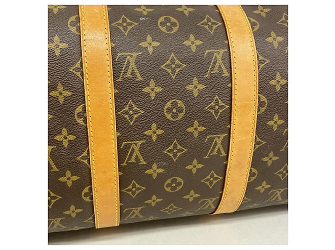 Keepall Borsa Boston Louis Vuitton Marrone - vista 10