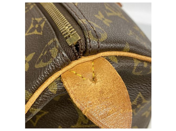 Keepall Borsa Boston Louis Vuitton Marrone - vista 11