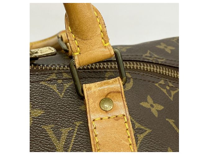 Keepall Borsa Boston Louis Vuitton Marrone - vista 12