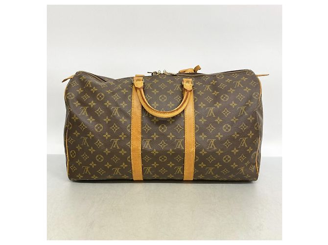 Keepall Borsa Boston Louis Vuitton Marrone - vista 13