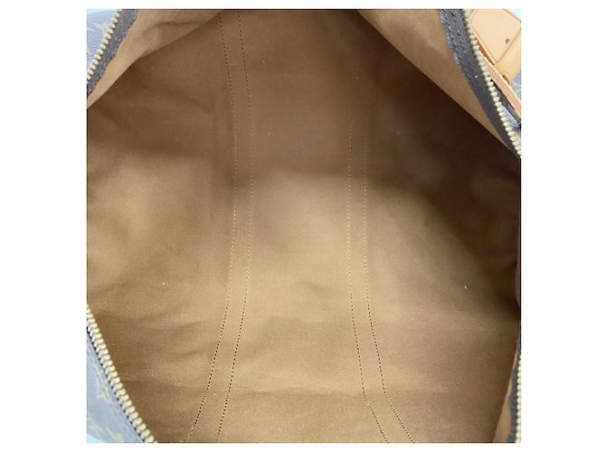 Keepall Borsa Boston Louis Vuitton Marrone - vista 4