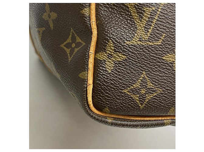 Keepall Borsa Boston Louis Vuitton Marrone - vista 6