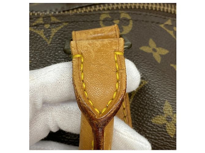Keepall Borsa Boston Louis Vuitton Marrone - vista 8