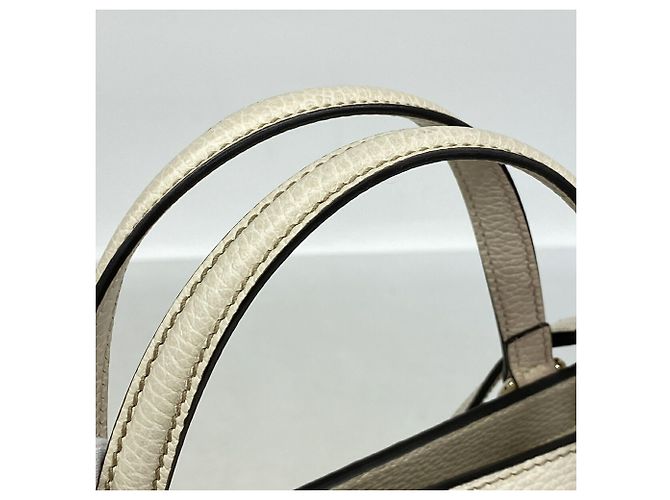 Bolsa Gucci Soho em couro marfim - vista 12