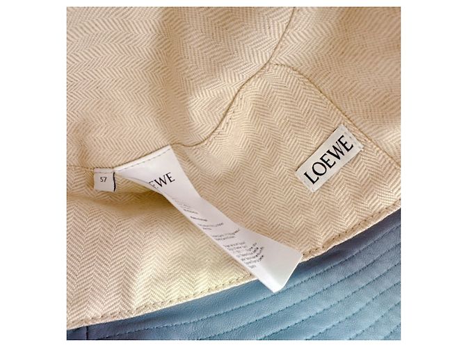 Chapéu Bucket em couro Anagram Loewe - vista 10