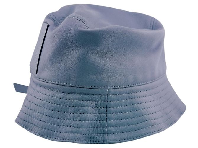 Chapéu Bucket em couro Anagram Loewe - vista 3