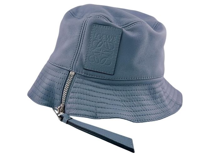 Chapéu Bucket em couro Anagram Loewe - vista 4