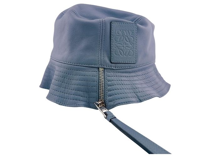 Chapéu Bucket em couro Anagram Loewe - vista 5