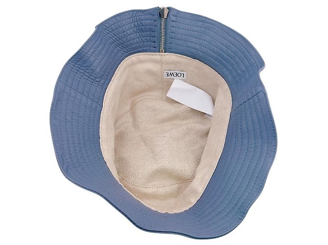 Chapéu Bucket em couro Anagram Loewe - vista 9
