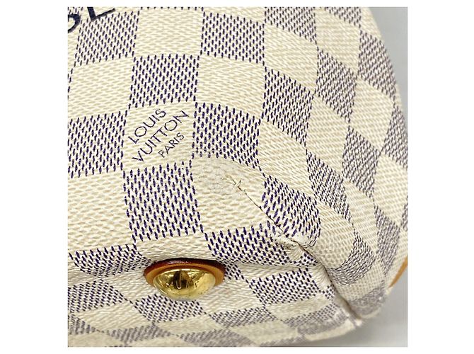 Borsa a tracolla Louis Vuitton Damier Azur Cabas PM - vista 7