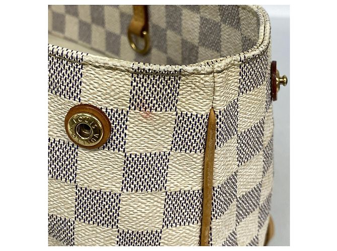 Borsa a tracolla Louis Vuitton Damier Azur Cabas PM - vista 8