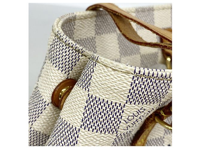 Borsa a tracolla Louis Vuitton Damier Azur Cabas PM - vista 9