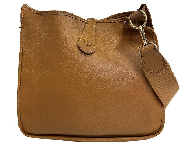 Hermès Bolsa de ombro Hermes Evelyne 1PM em couro marrom - vista 2