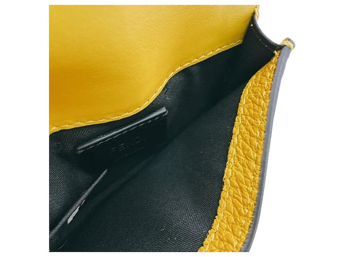 Fendi Micro Flat Baguette Shoulder Bag - view 10