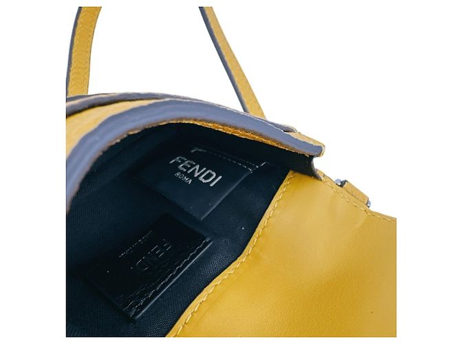 Fendi Micro Flat Baguette Shoulder Bag - view 11