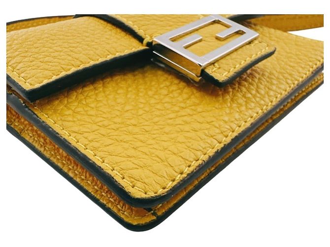 Fendi Micro Flat Baguette Shoulder Bag - view 4