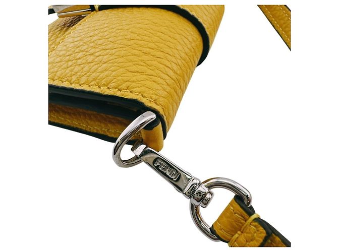 Fendi Micro Flat Baguette Shoulder Bag - view 6