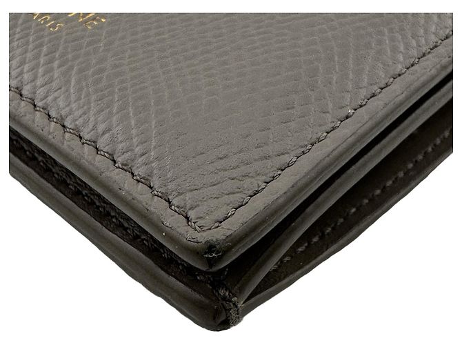 Céline Carteira bi-fold em couro granulado Celine - vista 3