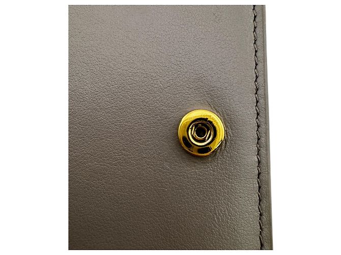 Céline Carteira bi-fold em couro granulado Celine - vista 6