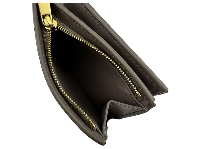 Céline Carteira bi-fold em couro granulado Celine - vista 8