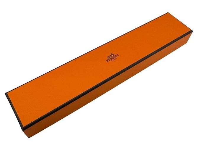Hermès Charm Hermes Fireworks in pelle Epsom Orange - vista 10