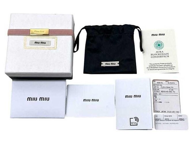 Set di fermagli per capelli Miu Miu Black Barrette Hairpin Set - vista 7