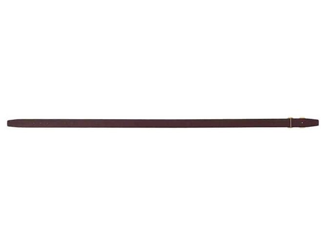 Constance Hermès Leather Belt Black and Bordeaux - view 3