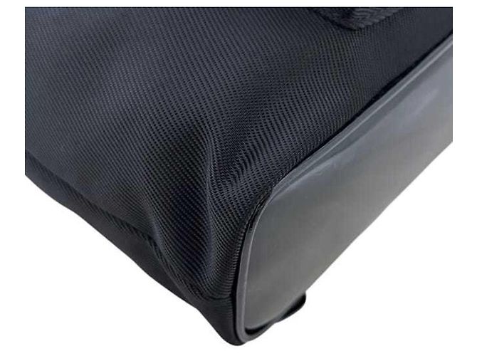 Mini mochila Gucci preta de nylon e couro - vista 8