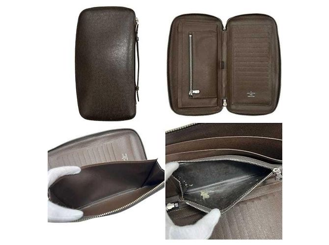 Portafoglio lungo Louis Vuitton in Grizzly Brown - vista 2