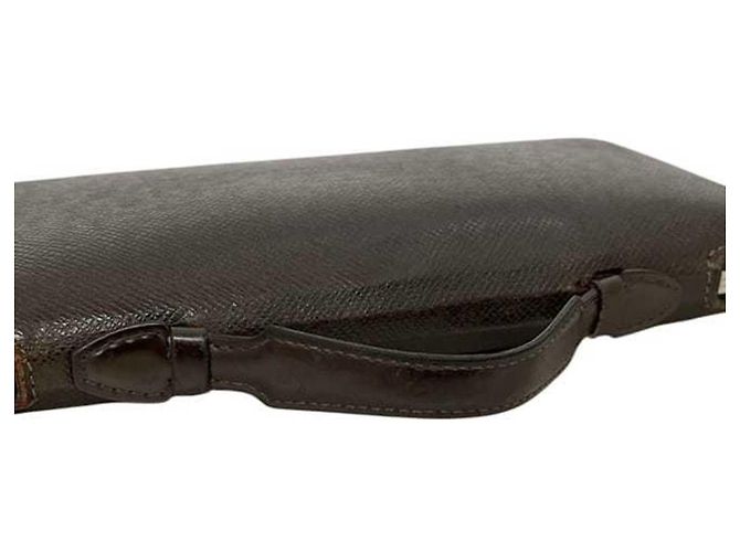 Portafoglio lungo Louis Vuitton in Grizzly Brown - vista 6