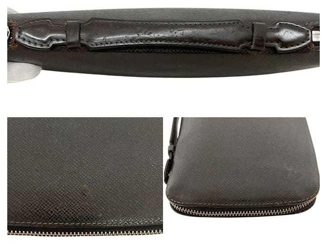 Portafoglio lungo Louis Vuitton in Grizzly Brown - vista 7