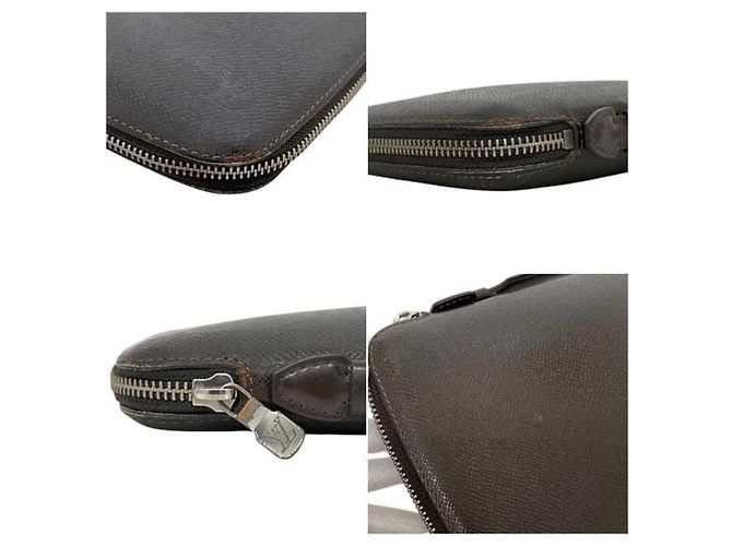 Portafoglio lungo Louis Vuitton in Grizzly Brown - vista 8