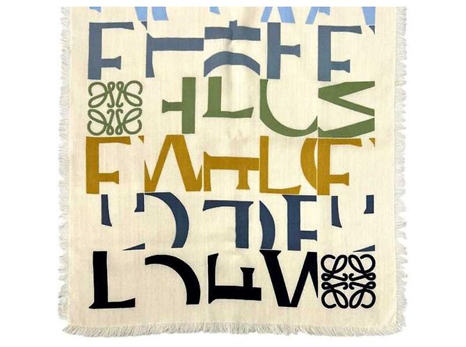 Loewe Multitone Anagram Scarf - view 4