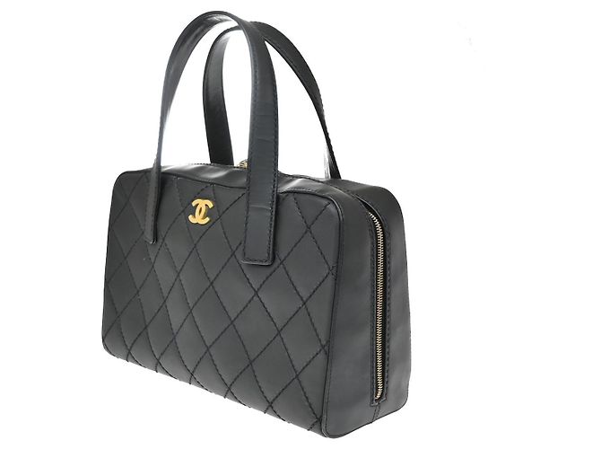 Borsa Chanel Wild Stitch in vitello matelassé - vista 3