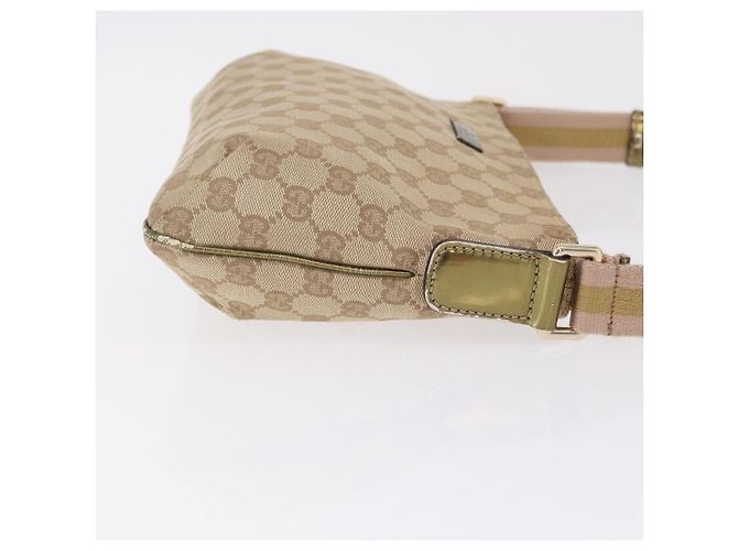 Borsa Messenger Gucci Web Strap GG Coated Canvas Large - vista 3