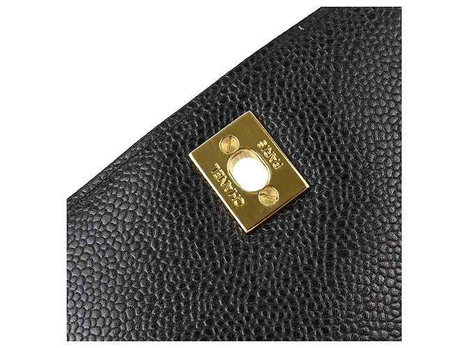 Chanel Vintage Top Handle Vertical Quilt Caviar Medium - vue 4