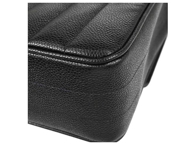 Chanel Vintage Top Handle Vertical Quilt Caviar Medium - vue 6
